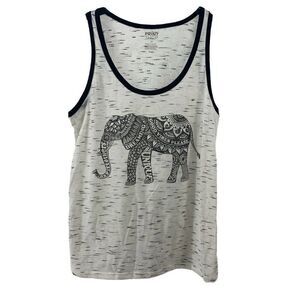 Elephant Good Vibes Sleeveless Tank Top Medium